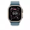 Cinturino Apple MFTH4ZM/A accessorio per smartwatch blu titanio