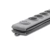 Protezione da sovratensione Qoltec 50272 grigio 5 prese AC 230V 3m