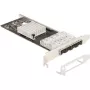 Delock scheda PCI Express x4 a 4 x slot SFP Gigabit LAN i350 (88342)