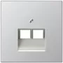 JUNG AL 2969-2 UA - alluminio - alluminio - RJ-45