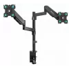 ONKRON G140-B Supporto da scrivania per monitor da 13-32 pollici, nero