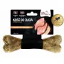Osso da masticare SYTA MICHA Coniglio con banana, 13,5 cm, 70 g, osso da masticare naturale per l'igiene dentale per cani adulti