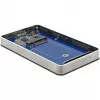 Case per SSD DELOCK 42594 nero argento M.2