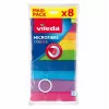 Panno per la pulizia Vileda Microfibre Colors 8 pz.
