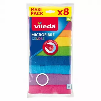 Panno per la pulizia Vileda Microfibre Colors 8 pz.