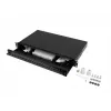 Patch panel in fibra ottica LANBERG FOP1-24ST-FCB 1U 24xST / 24xFC montaggio a rack nero