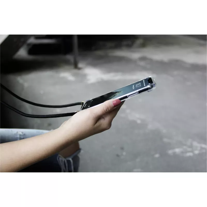 Lookabe custodia per telefono con collana per iPhone XR, oro/nero