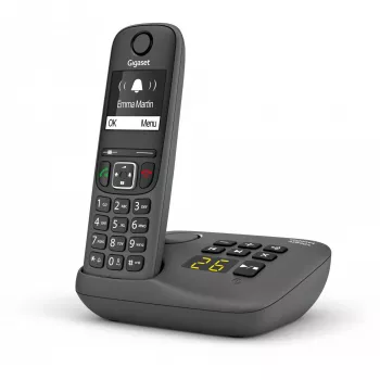 Telefono analogico/DECT Gigaset AE690A identificazione chiamante cordless antracite