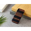 Custodia per smartphone man and wood per iPhone XR — nero ebano, guscio rigido protettivo