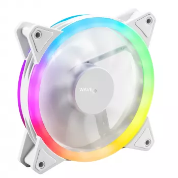 SHARKOON Shark Blades ventola per case 120mm ARGB PWM - bianco
