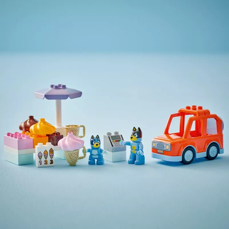 LEGO BLUEY 10458 Gita al gelato con Bluey