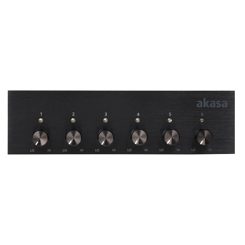 Controllo ventole Akasa AK-FC-08BKV2 nero 6 canali