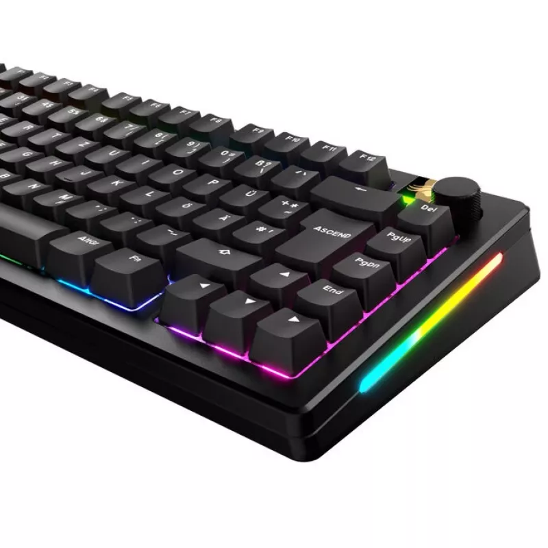 Keycaps GLORIOUS GPBT Basics — set di tasti PBT, layout DE-ISO, nero