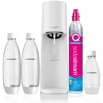 SodaStream Soda Maker Terra Megapack QC bianco con 3 bottiglie (2270213)