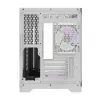 Darflash FT418 case per computer + 6 ventole aRGB (bianco)