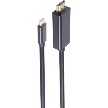 shiverpeaks ®-BASIC-S--cavo di collegamento USB, HDMI-A maschio su USB Type-C maschio, 8K60Hz, 1,8m (BS10-61025)