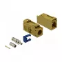 Connettore coassiale DELOCK 89694 FAKRA K maschio, contatti dorati, 13,8×25×9,5 mm