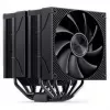 Dissipatore CPU Jonsbo CA90 dual tower con 1 ventola PWM ARGB 130 mm e 1 da 120 mm, nero
