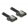 Cavo SATA DeLOCK 0,2 m 2x SATA III nero