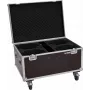 Flightcase Roadinger 4x LED TMH-X4 con ruote — custodia protettiva per 4 fari LED TMH-X4