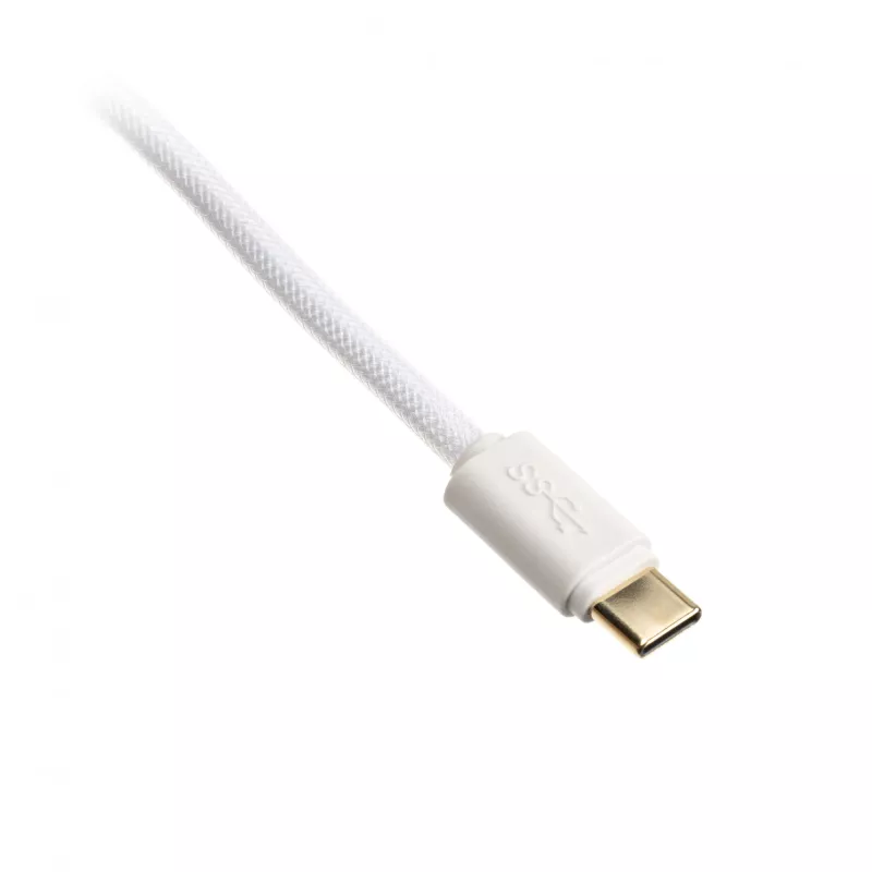 Cavo a spirale USB Ducky White Edition DACOC2-WHT1, rimovibile, design a spirale bianco