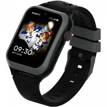 Smartwatch Garett Kids Essa 2 4G nero — orologio GPS per bambini con connettività 4G