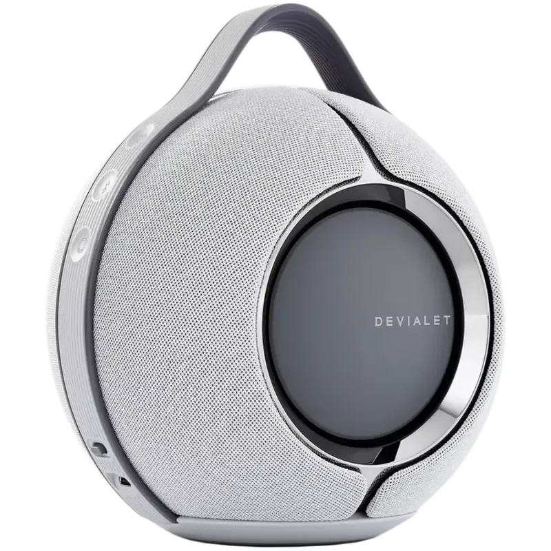 Devialet Mania grigio chiaro con dock
