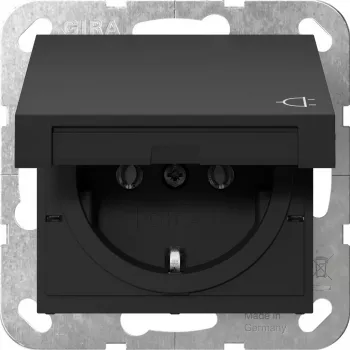 GIRA 4454005 SCHUKO KD System 55 nero (4454005)