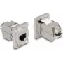 Cavo di rete DeLOCK modulo D-Type RJ45 Cat.6A presa su presa LSA acciaio inox