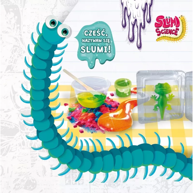 Squeezer educativo Liscianigiochi Slumi Science Chamäleon 304-PL110971 – pratico giocattolo scientifico