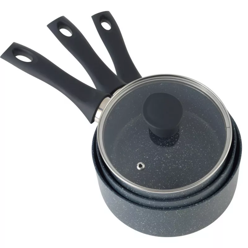 Set di pentole Russell Hobbs RH02818EU7, set di pentole in pietra da 5 pezzi