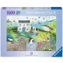 Puzzle Ravensburger Coastal Cottage 1000 pezzi, 700 mm di larghezza, 2 mm di spessore