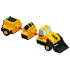 Set veicoli Popular Playthings Mix or Match Vehicles Construction nero giallo