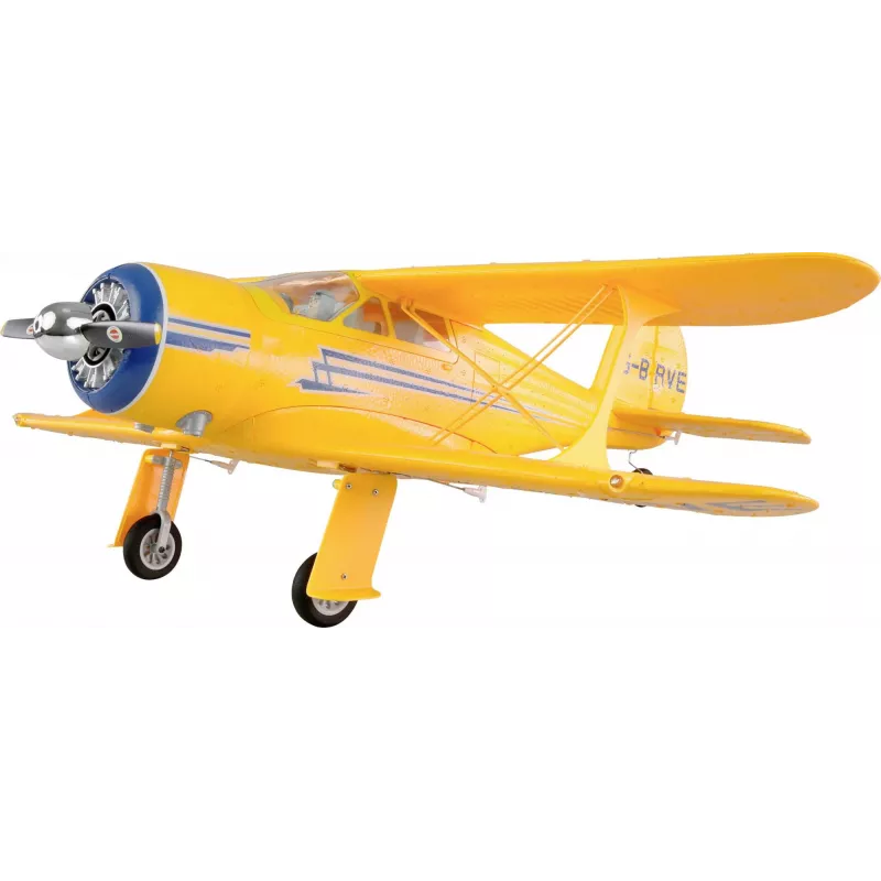 Aeromodello RC Amewi AMXFlight Beech D17s 3D/6G RTF — giallo, modello pronto al volo