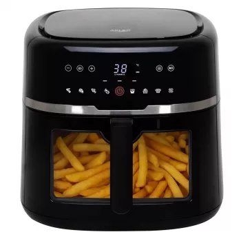 Friggitrice ad aria calda Adler AD 6318 – 8 L, 2200 W, display LED, 9 programmi, nero