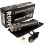 Microfono da studio dinamico RØDE Procaster — con filo, Mini-XLR (3 poli), 75–18.000 Hz, 32 Ω, -56 dB, nero, 695 g