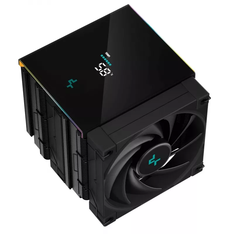 Dissipatore ad aria per processore DeepCool AK620 DIGITAL 12 cm nero 1 pezzo