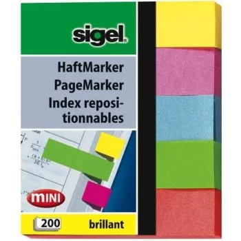Etichette adesive Sigel HN625 blu verde rosa rosso giallo