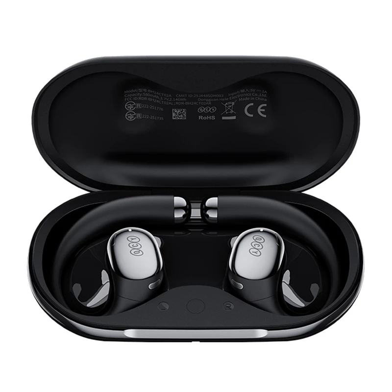 QCY Crossky R70 cuffie OWS, LDAC, IPX5, nere