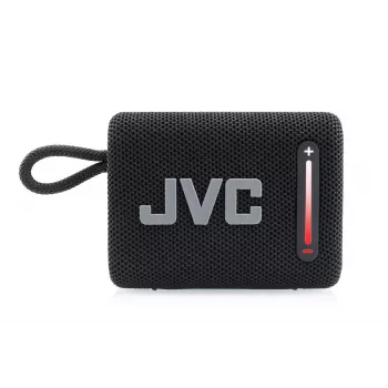 Altoparlante portatile JVC XS-E114B, IPX6 impermeabile, Bluetooth 5.3, 5 W RMS, batteria 2000 mAh, radio FM, TWS, nero