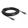Cavo attivo ottico DeLOCK USB-C video + dati + PD 10 m nero