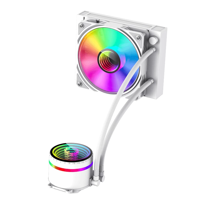 Gamemax | Dissipatore a liquido per CPU | ICEBURG 120 | bianco