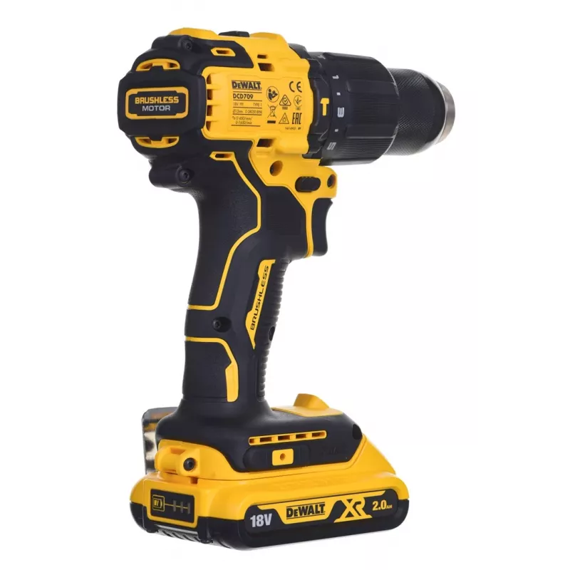 Dewalt DCD709D2T avvitatore a impulsi con batteria e caricabatterie
