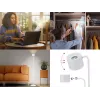 Beper P201UTP305 lampada LED ricaricabile con altezza regolabile, da terra e fissabile a parete, 2,3 W, dimmerabile, bianca