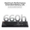 Tastiera meccanica Full-Size (100%) Keychron V6 Ultra 8K — QWERTY, Bluetooth, RGB LED, nero