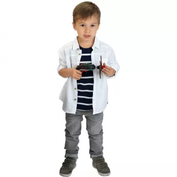 Theo Klein 8300 Bosch Ixolino avvitatore a batteria I con luce e suono I accessori intercambiabili I giocattolo per bambini da 3 anni batteria
