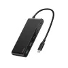 Belkin Connect, USB Type-C, HDMI, USB 2.0 Type-A, USB 3.2 Gen 1 (3.1 Gen 1) Type-C, MicroSD (TransFlash), SD, nero, cavo tondo, 0,2 m