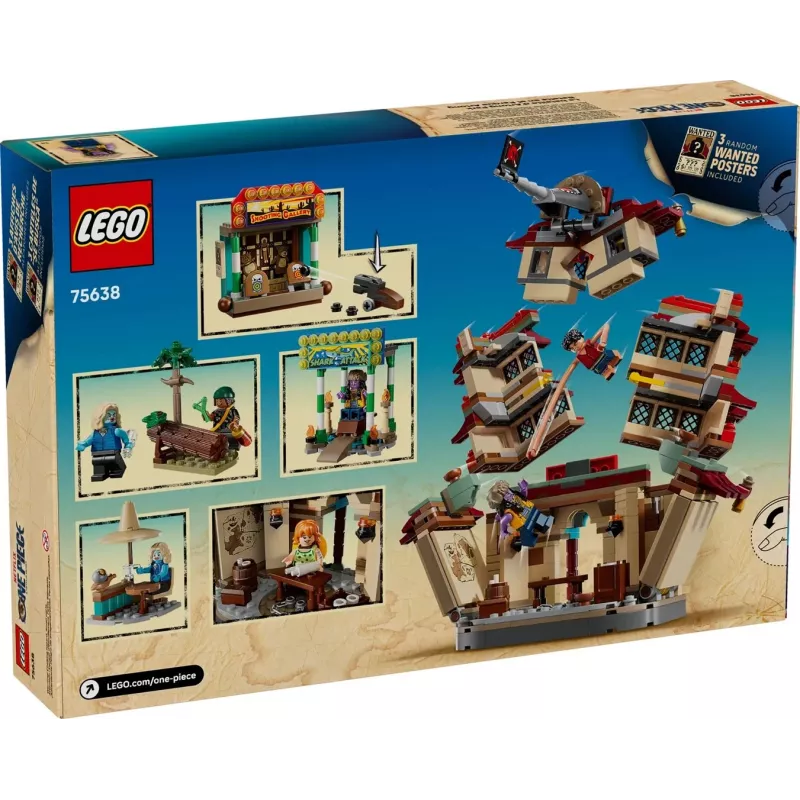 Set LEGO One Piece Arlong Park 75638 – 926 pezzi, 5 minifigure, consigliato da 9 anni, scena dettagliata
