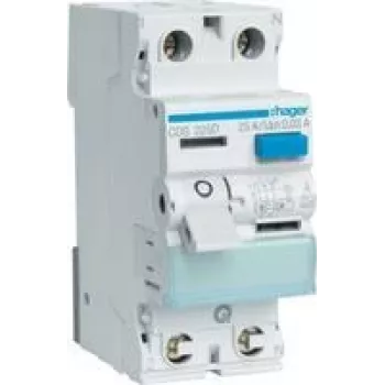 CDS225D interruttore differenziale 2 poli 6kA 25A 30mA tipo A QC (CDS225D)