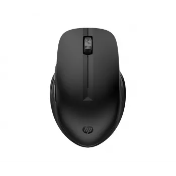 HP 435 mouse wireless multi-device, per destrimani e mancini, RF Wireless + Bluetooth, 4000 DPI, nero